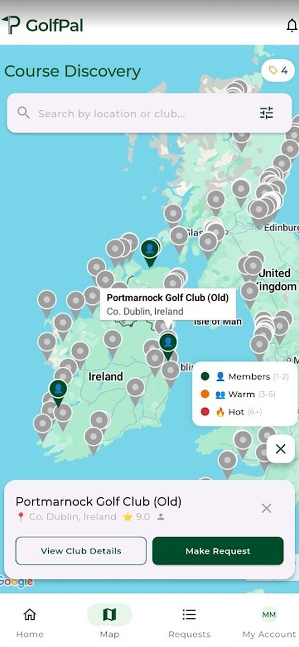 GolfPal – Match Meet Golf screenshot 3