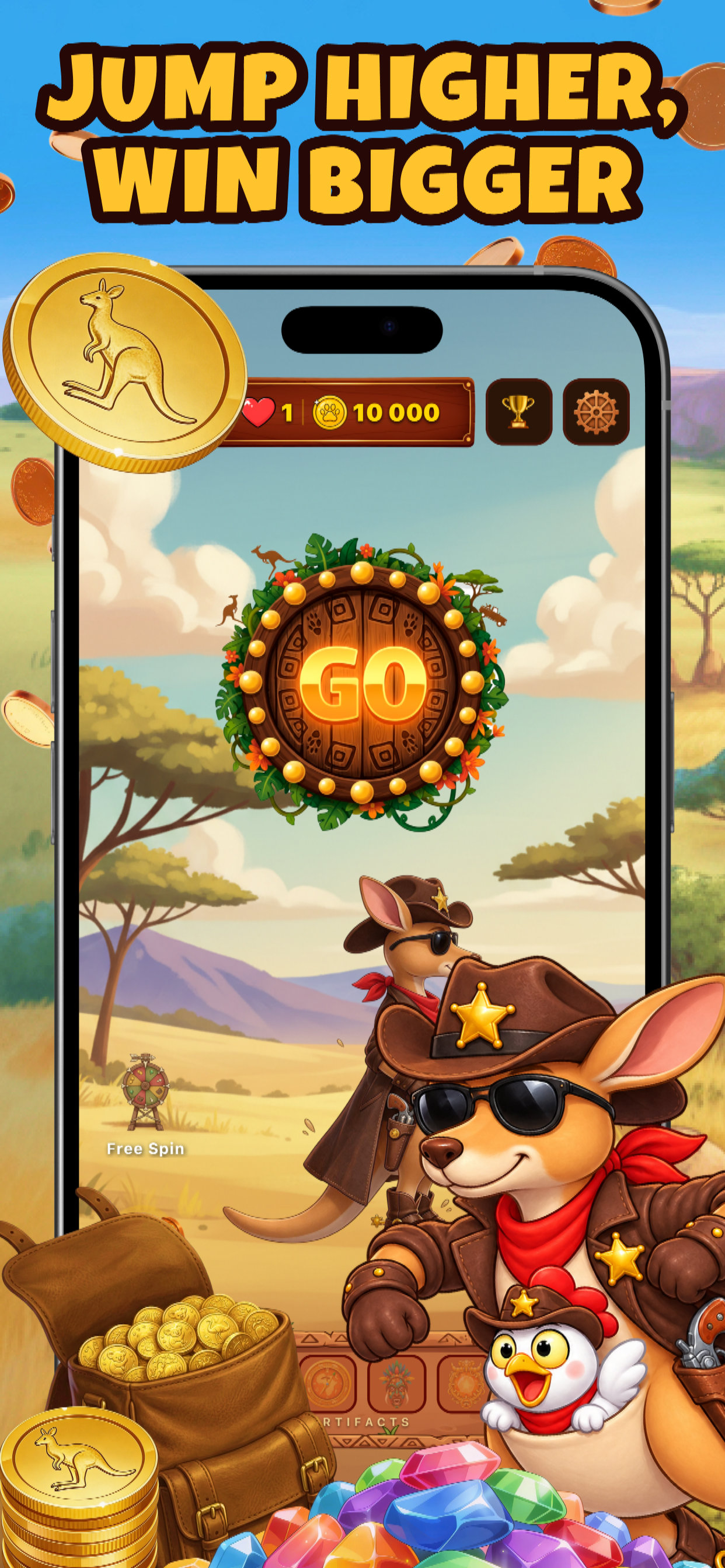 Kangaroo Safari Rush screenshot 2
