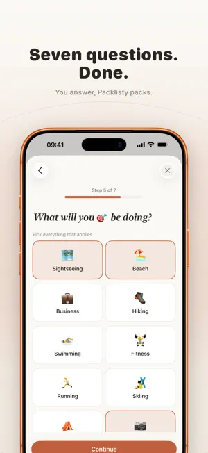 Packlisty: Travel Packing List screenshot 2