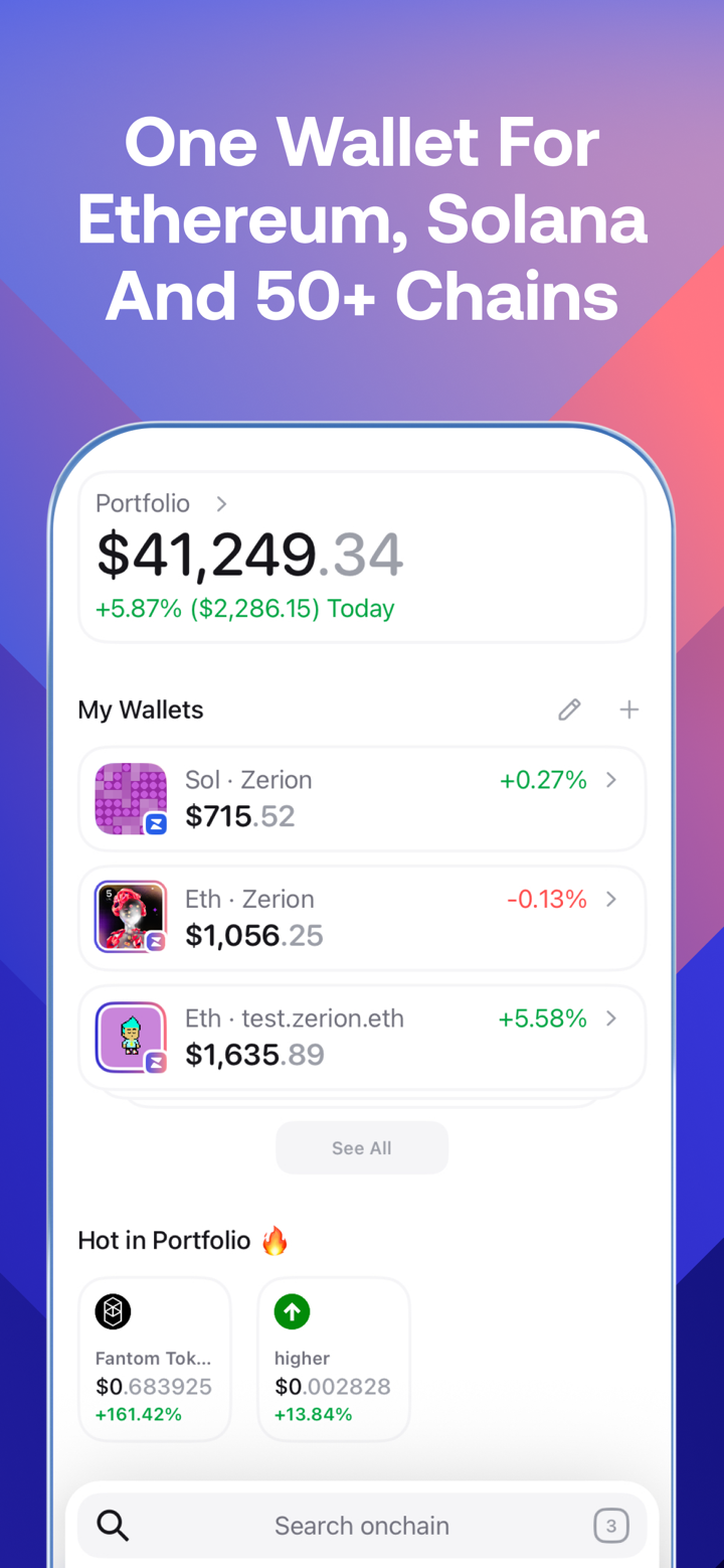 Zerion: Crypto Wallet & DeFi Info on United States App Store - App  Marketing Analytics - FoxData