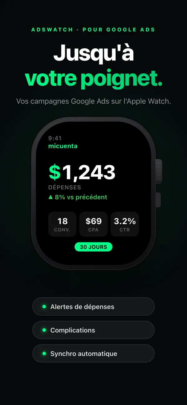 Screenshot #1 pour AdsWatch: Campagnes et Pubs