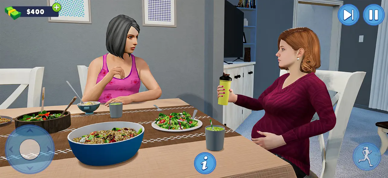 Screenshot #3 pour Enceinte Mère Bébé Soins Sim