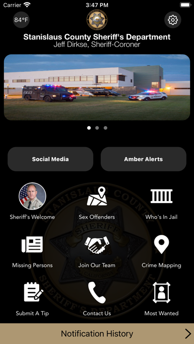 Stanislaus County Sheriff Screenshot