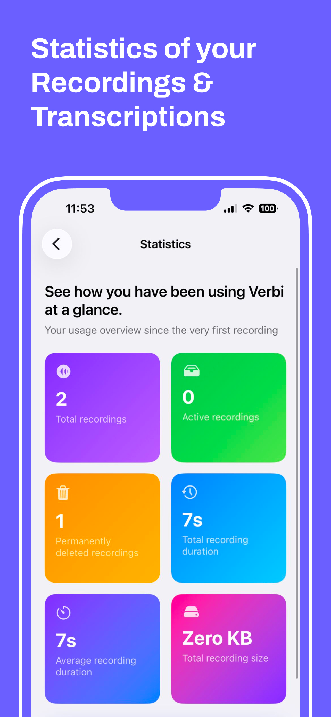 Verbi: Speech to Text & Notes screenshot 9