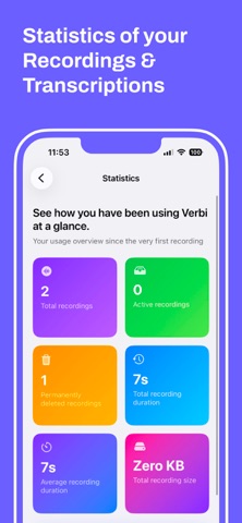 Verbi: Speech to Text & Notes screenshot