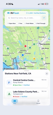 RVFlush iPhone screenshot