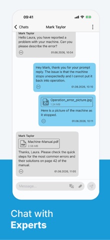 Bekum SmartConnect screenshot
