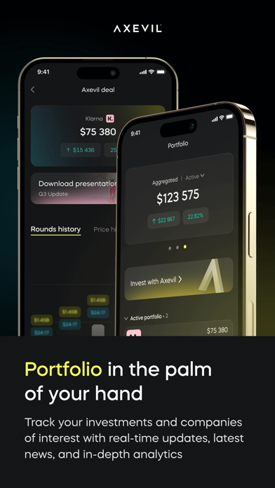 Axevil – venture investments Screenshot