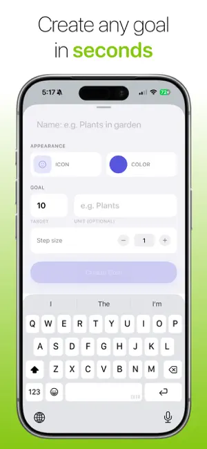 OnTrack - Simple Goal Tracker screenshot 2
