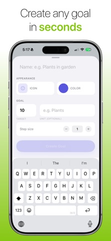 OnTrack - Simple Goal Tracker Screenshot 2 of 3