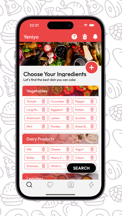 Yeniyo - Cook Your Ingredients Screenshot