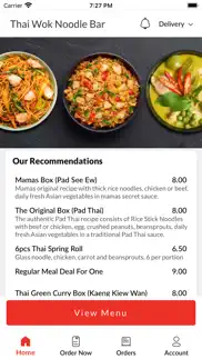 thai wok noodle bar iphone screenshot 2