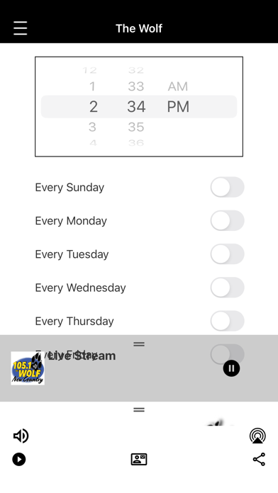 105.1 The Wolf iPhone screenshot 4 - Entertainment app
