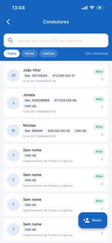 QFrotas Mobile screenshot