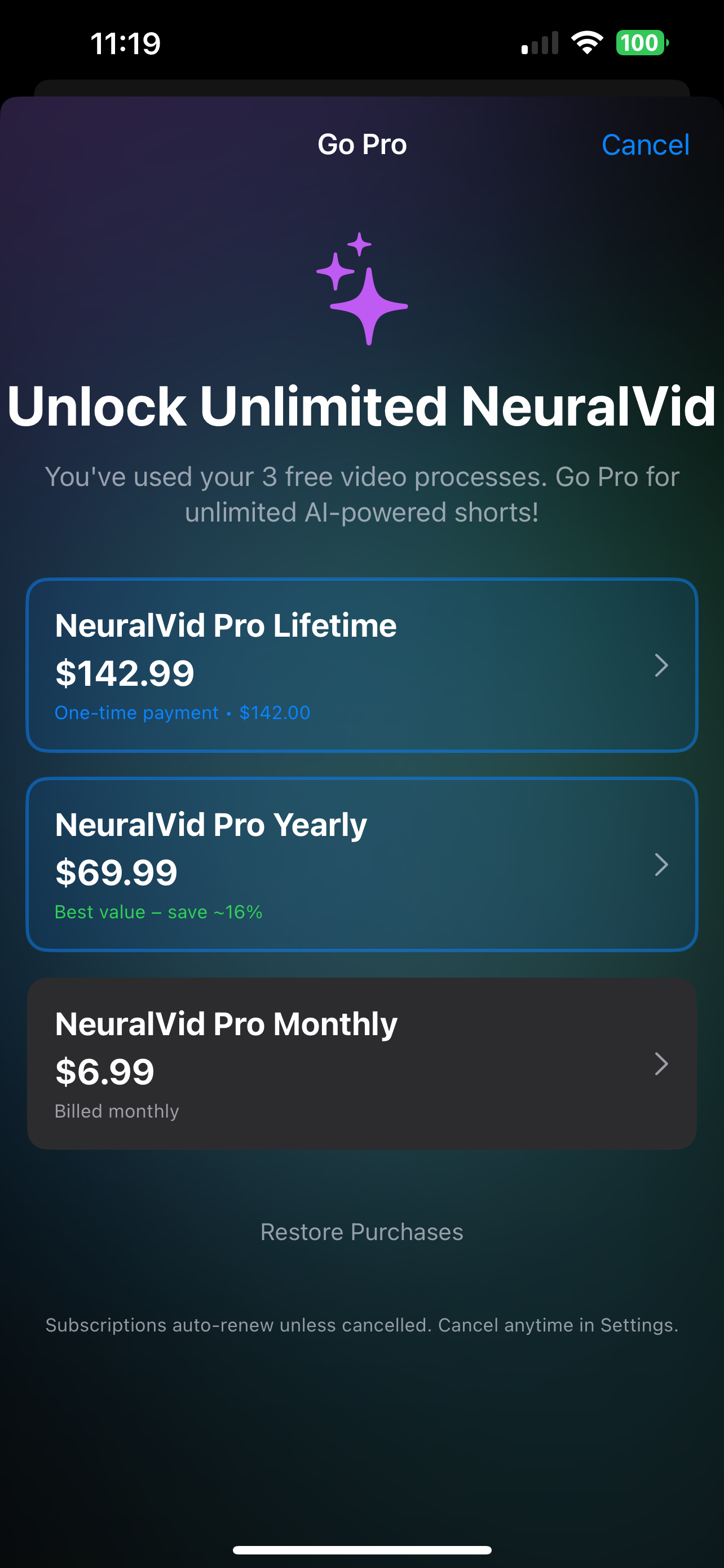 NeuralVid - Smartest Editor screenshot 6