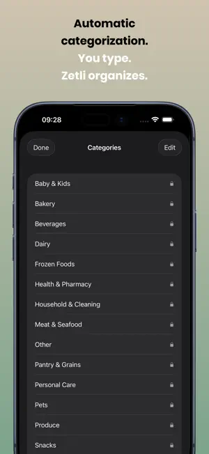 Grocery List – Zetli screenshot 4