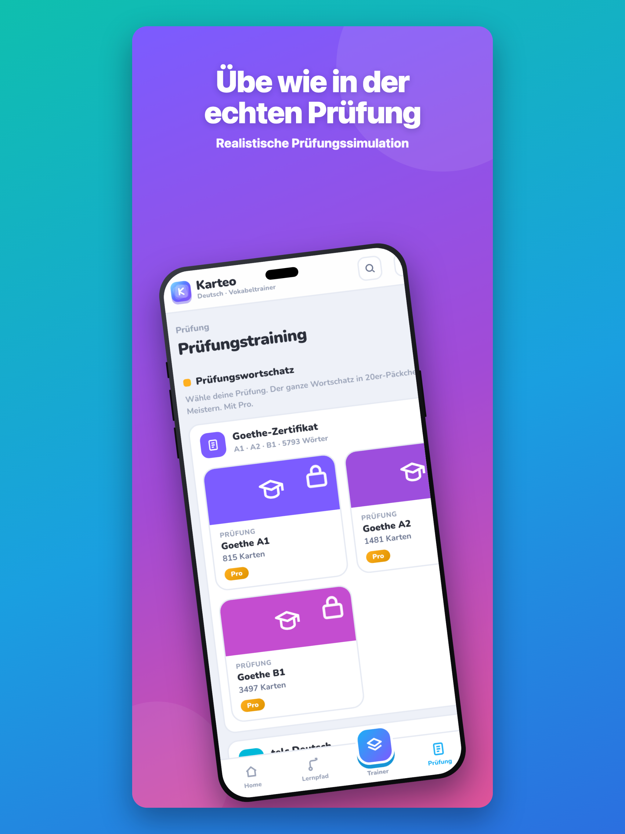Karteo Deutsch Vokabeltrainer screenshot 7