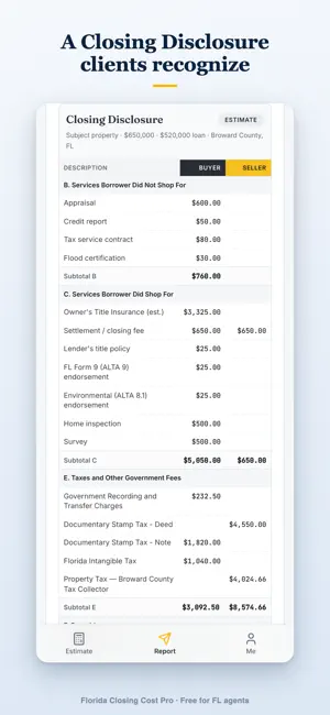 Florida Closing Cost Pro screenshot 3