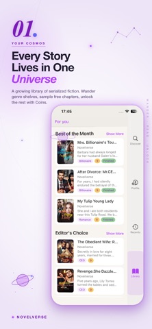 Novelverse: Story Cosmos iPhone screenshot
