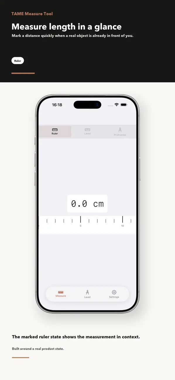 Screenshot #1 pour TAME Measure Tool