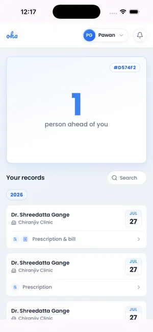 OHA Patient screenshot 1