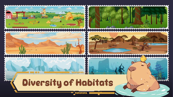 Capybara Game Animal Search