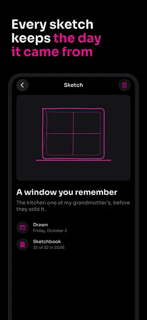 Pink Sketch: Daily Drawing screenshot 3