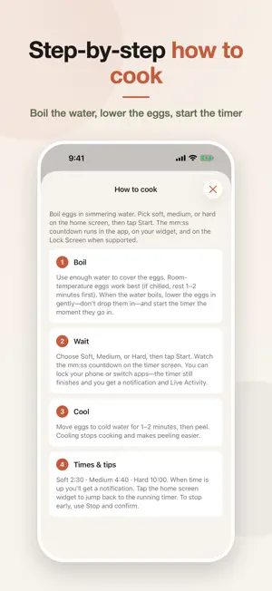 Egg Timer - Boiled Eggs screenshot 2
