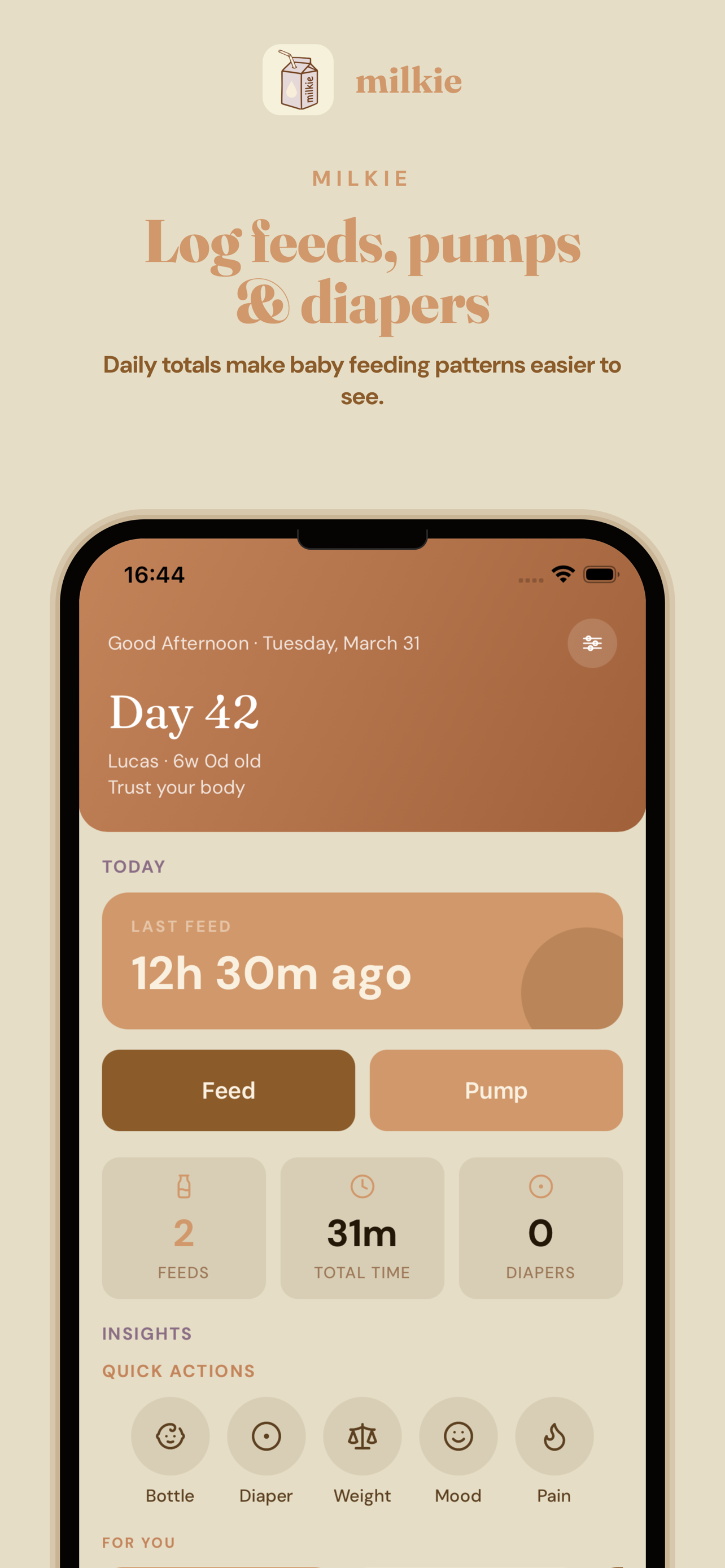 Milkie: Breastfeeding Tracker screenshot 2