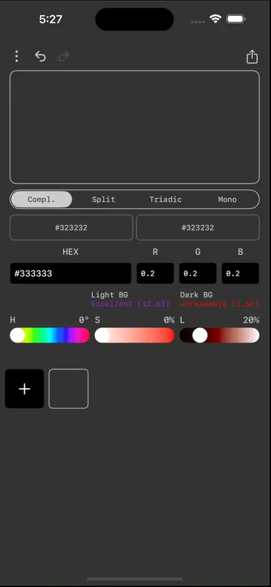 Color Picker – HEX, RGB, & HSL screenshot 1