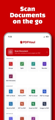 PDFHaul Screenshot 1 of 4