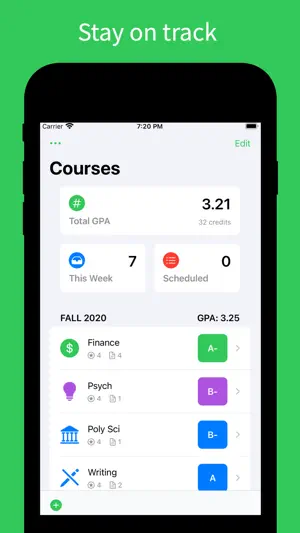 Grade Control: Homework App screenshot 1