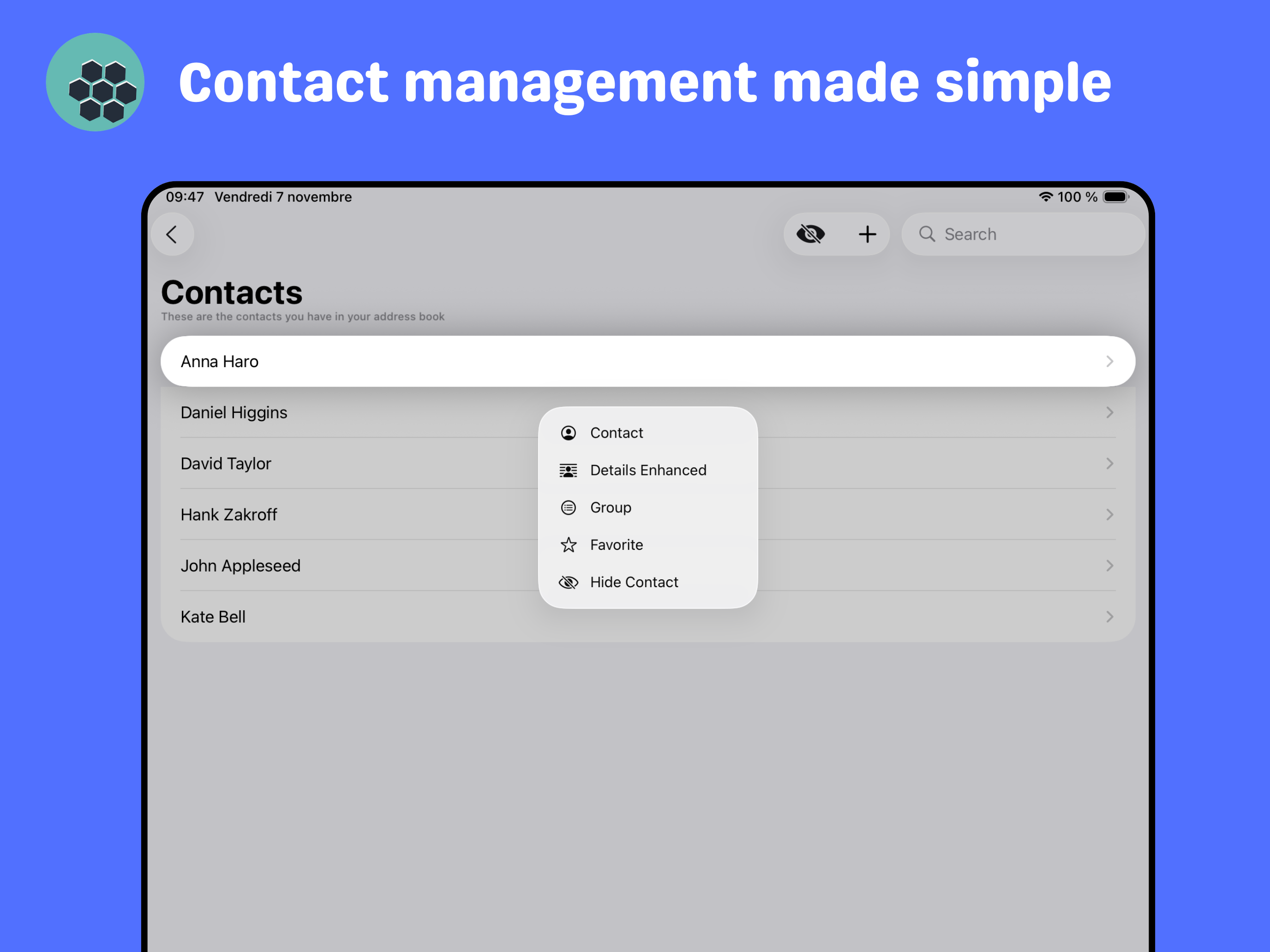 ContactHive - Notes & Contacts screenshot 7
