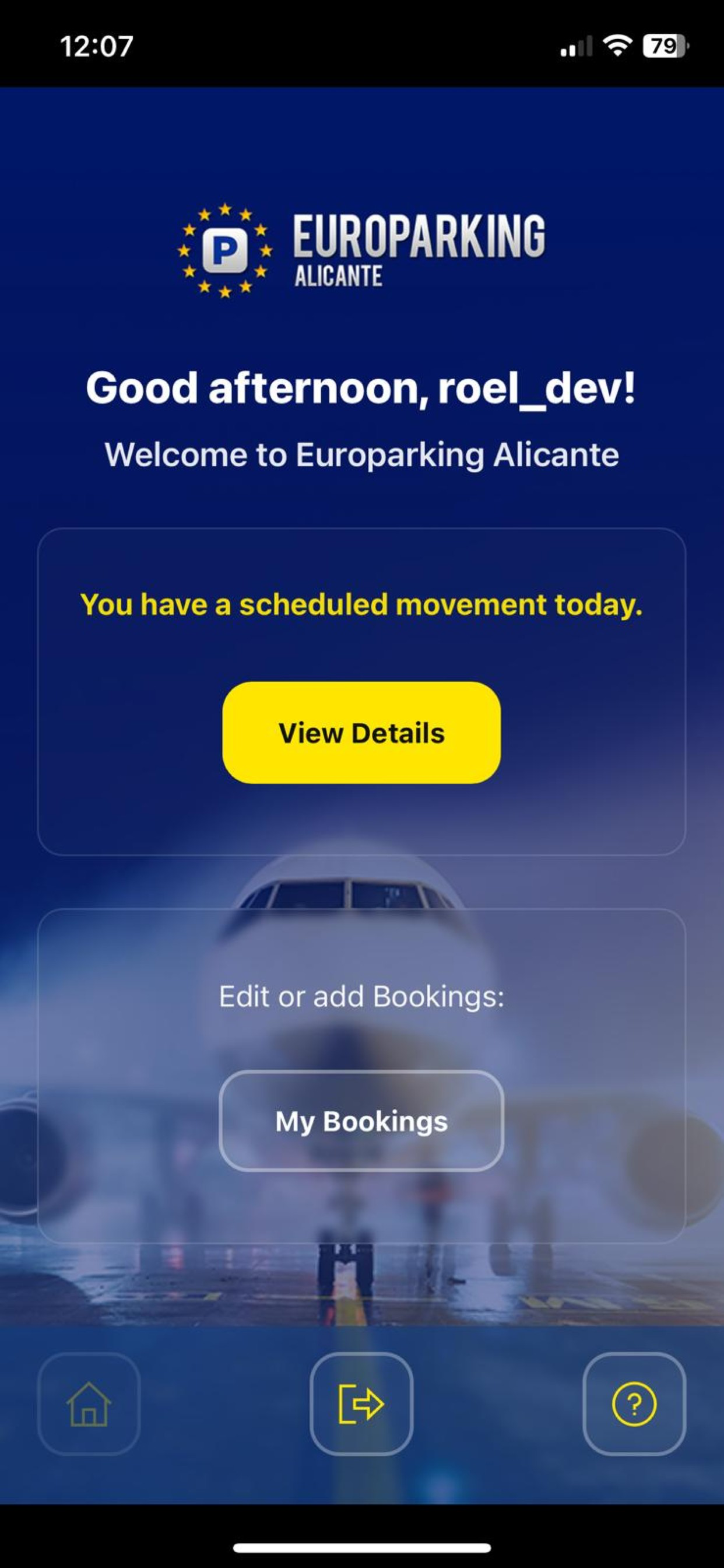 Europarking Alicante User App