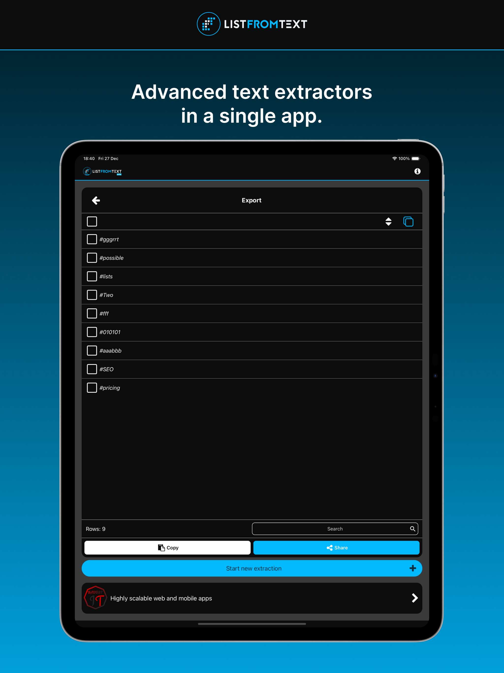 ListFromText Lite
