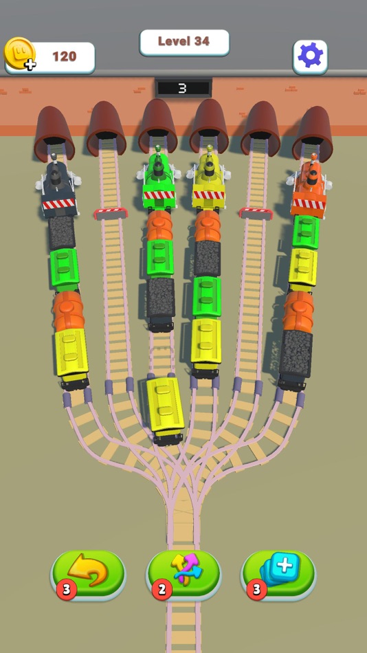 #2. Go-go train! (iOS) 由: Oksana Voloshyna