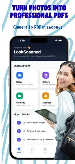 Capture d'écran de LookScanned : Document Scanner sur iPhone 1