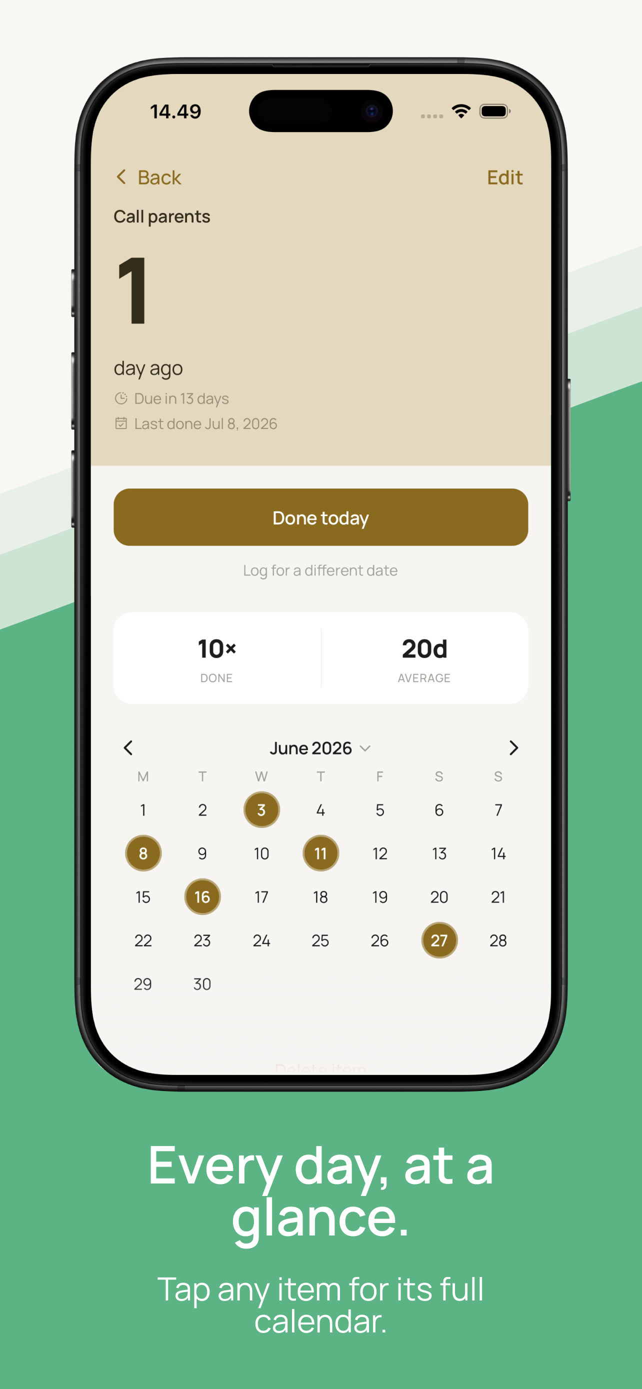 Ago: Last Time Tracker screenshot 3
