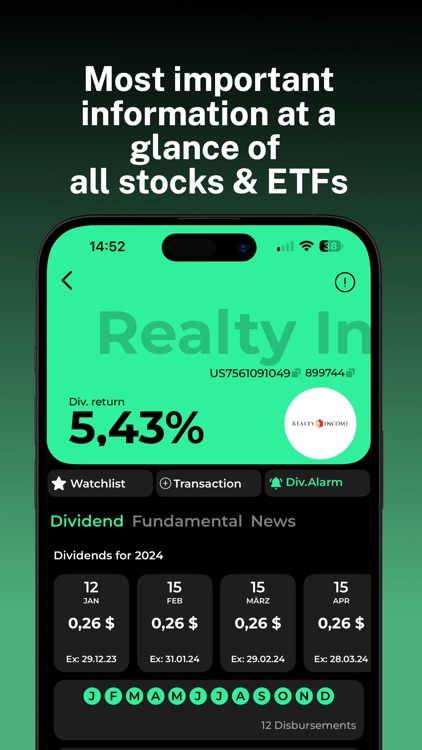 MyDividends24: Stocks & ETF screenshot-4
