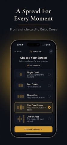 Intuitum: Tarot & Intuition iPhone screenshot