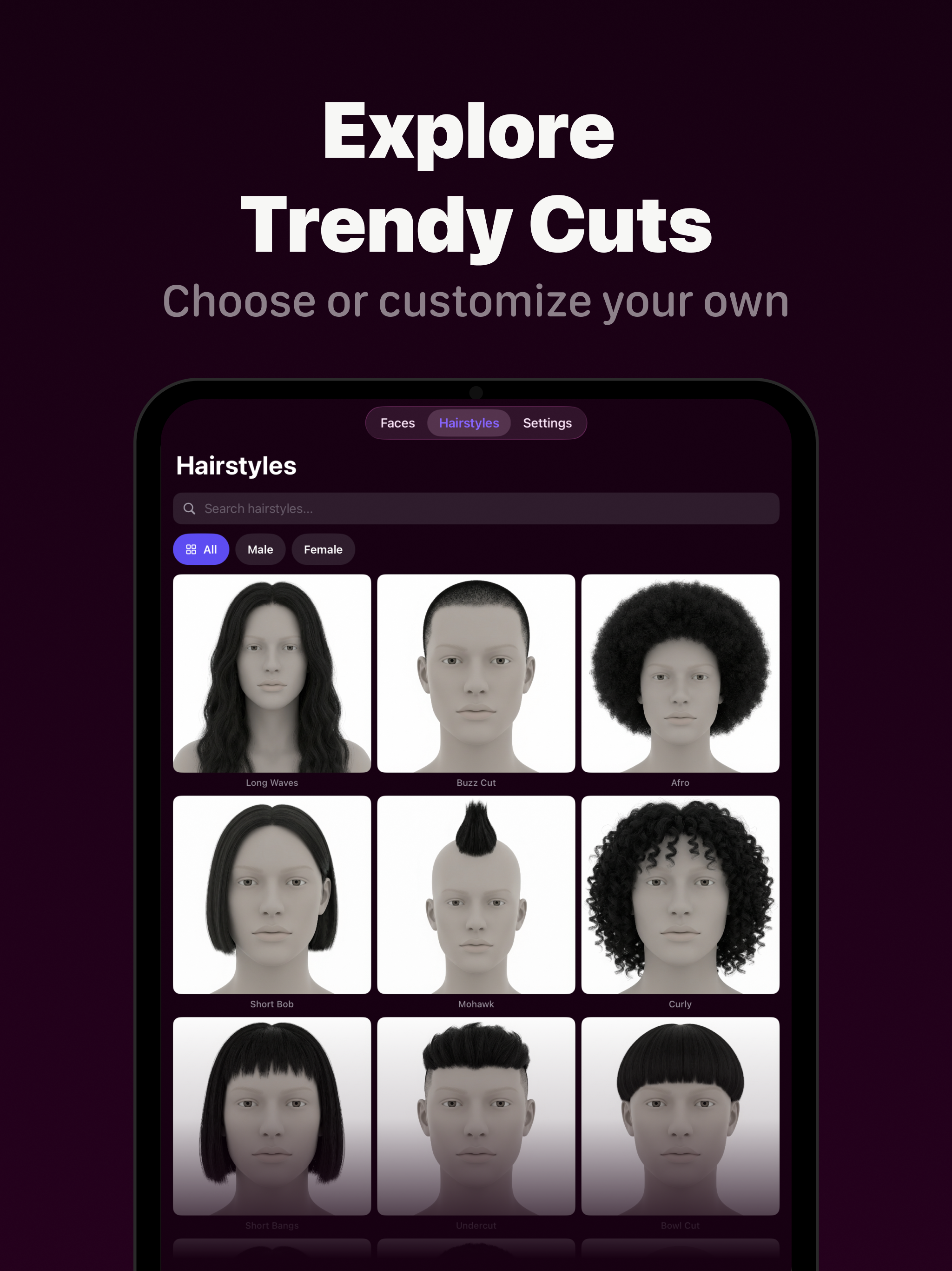 HairSwitch: Hair Changer