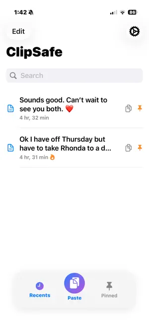 ClipSafe - Clipboard History screenshot 4