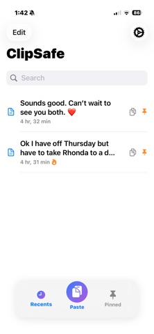 ClipSafe - Clipboard History screenshot