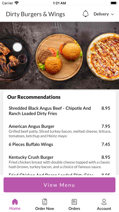 Dirty Burgers & Wings Screenshot