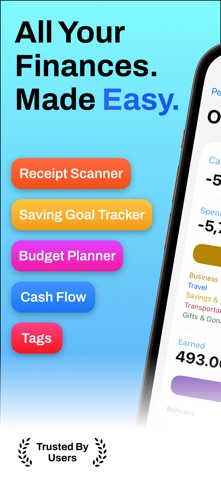 Easy Spending Tracker: FINX Screenshot 1 of 8