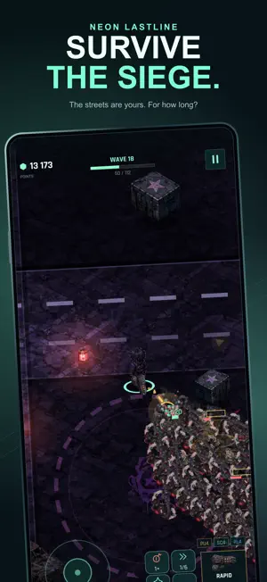 Neon Lastline: Survivor screenshot 1