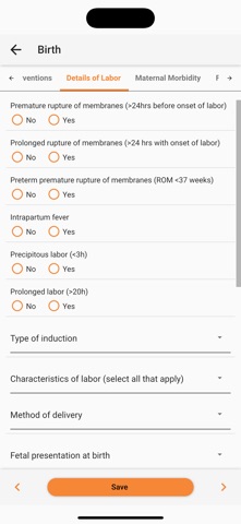 Midwife Mobile Stats screenshot