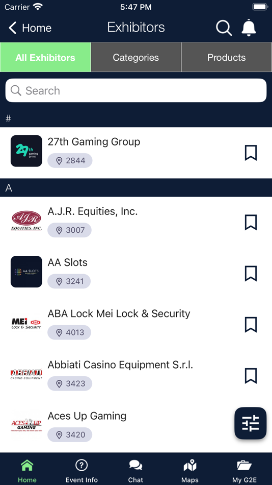 #3. G2E (iOS) 由: REED EXHIBITIONS