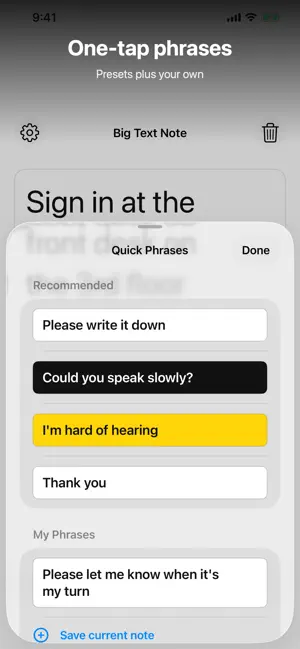 Big Text Note screenshot 3