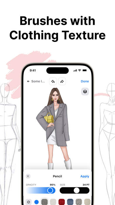 Fashion Design Sketch Tools Screenshot